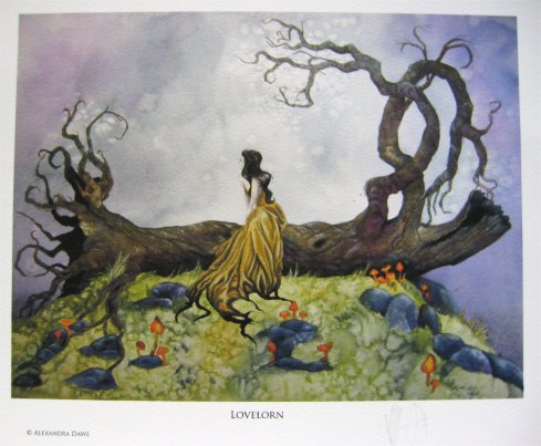 LOVELORN large signed art print by Alexandra Dawe