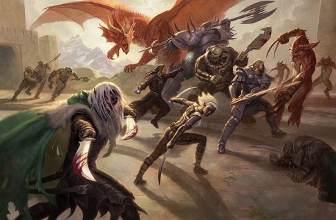 DEMONSTONE signed Drizzt print by Todd Lockwood
