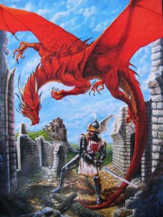DRACONIC TRIPTYCH by Paul Jaquays