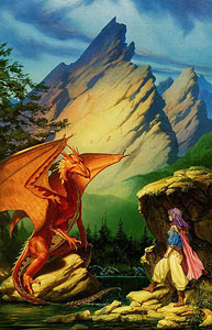 DRAGON LAKE by Michael Whelan