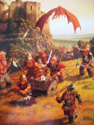 Dwarven Kingdoms of Krynn print by Larry Elmore