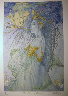 PIPER OF DREAMS Limited Edition Giclee print by Ed Org