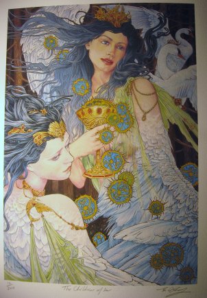 The Children of Lir print by Ed Org
