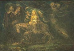 FLIGHT INTO EGYPT by William Blake