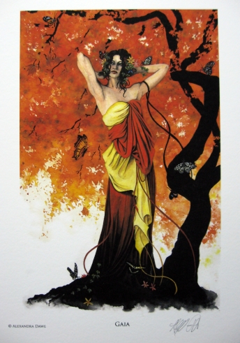 GAIA large signed art print by Alexandra Dawe