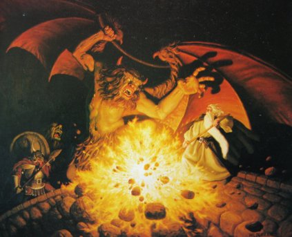 Gandalf and the Balrog by the Bothers Hildebrandt