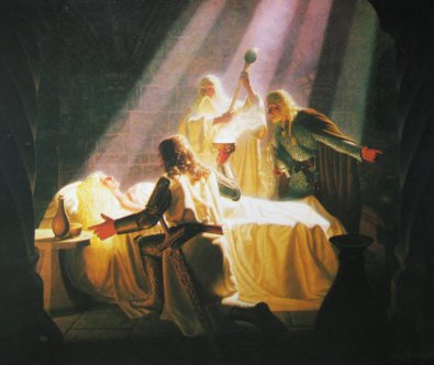 THE HEALING OF EOWYN by The Brothers Hildedrandt