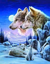 HOWLING CUB (FRAMED)