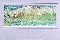 NEPTUNE'S HORSES by Walter Crane