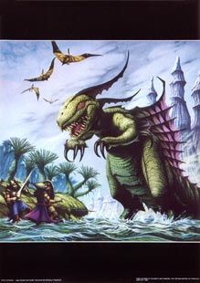 LEVIATHAN POSTER by Rodney Matthews