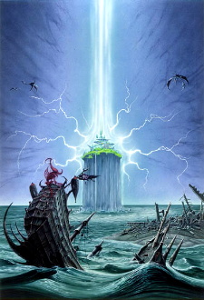 HOUSE ON THE ROCK POSTER by Rodney Matthews