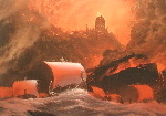 THE SHIPS OF THE FAITHFUL (detail) by Ted Nasmith