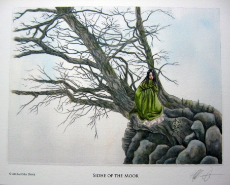 SIDHE OF THE MOOR large signed art print by Alexandra Dawe