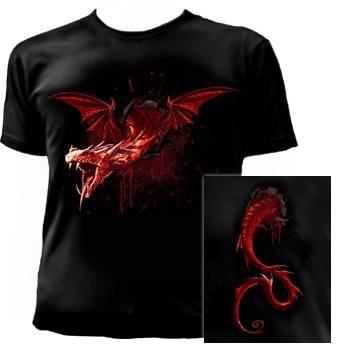 Gothic Clothing - The Devils Travails fitted t-shirt