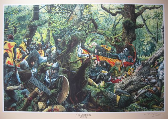 THE LAST BATTLE signed print by Ed Org