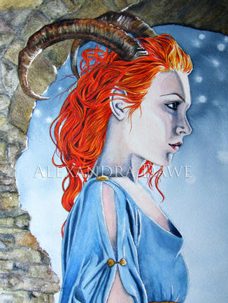 TWILIGHT large signed art print by Alexandra Dawe