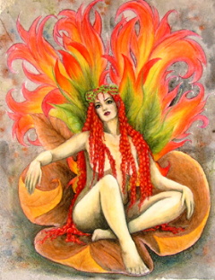 AUTUMN signs print by Alexandra Dawe