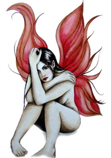 HURT signed print by Alexandra Dawe