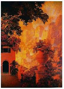SUNRISE by Maxfield Parrish