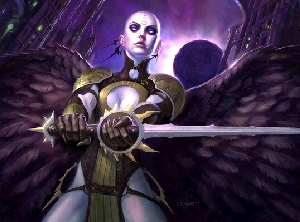 ANGEL OF PAIN signed print by Todd Lockwood