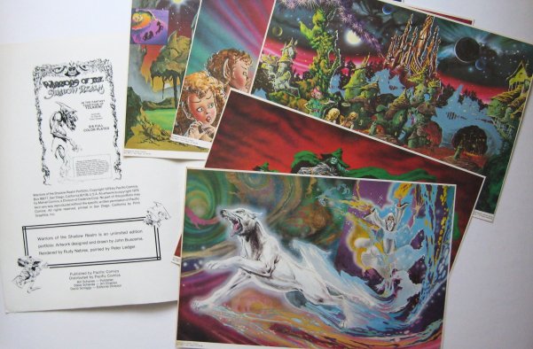 Warriors of the Shadow Realm Portfolio contents