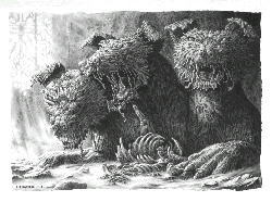 CERBERUS Limited Edition signed print by Todd Lockwood