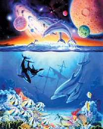 COSMIC OCEAN (FRAMED)