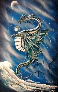 DRAGON FROM ATLANTIS by Peter Pracownik