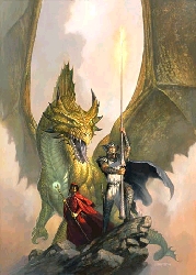 DRAGONLANCE Limited Edition signed print by Todd Lockwood