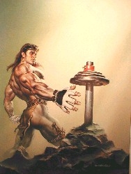 DUMBELL by Boris Vallejo