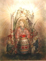 EASTER CANDLES by Sulamith Wulfing