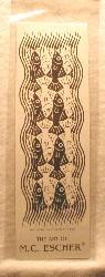 BM12  REGULAR DIVISION WITH FISH BOOKMARK - MC Escher