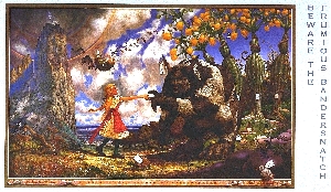RARE! THE FRUMIOUS BANDERSNATCH POSTER by Patrick Woodroffe