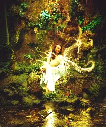 GREETINGS FAERY (std) by Damon Wilson-Hart