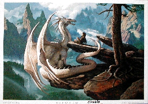 HOBSYLLWIN AND ANGUS (mounted) by Ciruelo Cabral