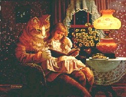 HOME IS WHERE THE CAT IS by Ruth Sanderson