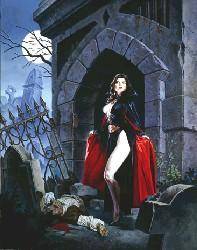 Midnight Snack exotic gothic fantasy by Clyde Caldwell