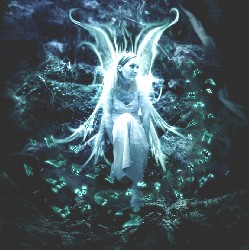 MOONLIGHT FAERY (std) by Damon Wilson-Hart