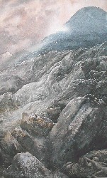 Mount Doom from Lord of the Rings by Alan Lee