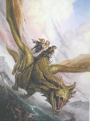 NOT QUITE SCARAMOOCHE signed print by Todd Lockwood
