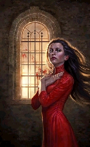 RED DRESS large signed print by Todd Lockwood