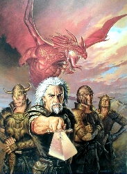 THE WAYWARD KNIGHTS signed print by Todd Lockwood