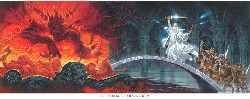 GANDALF AND THE BALROG (Ltd)  by David Wyatt (Large)