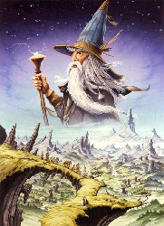 The Nine Set Out from Lord of the Rings by Rodney Matthews