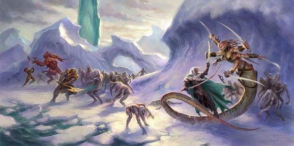 Passage To Dawn signed Drizzt art print by artist Todd Lockwood