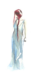 SEA MAIDEN signed print by Alexandra Dawe