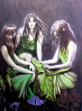WELL MET BY MOONLIGHT signed print by Alexandra Dawe