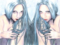 WYRD SISTERS large signed art print by Alexandra Dawe